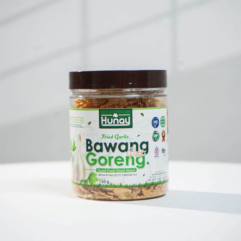 Bawang Putih Goreng Toples 150gr